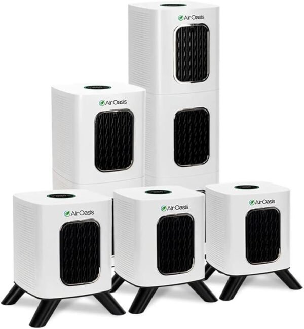 iAdapt 2.0 H13 HEPA Filter Air Purifier | Whole Home Healthy Air Bundle | 5 Air Purifiers, 3x Small, 1x Medium & 1x Large Air Purifier
