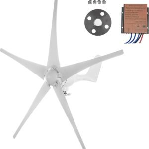 1200W Wind Turbine Generator, 12V Wind Turbine for Off-Grid Power, MPPT Controller Eco-Friendly Wind Generator for Residential, Farm, and Outdoor Use