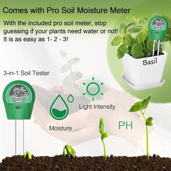 Herb Garden Kit Indoor Herb Garden Starter Kit - 10 Variety Herbs Kitchen Window Herb Garden Planter Indoor & Outdoor Growing Kit for Windowsill Countertop - Unique Gardening Gift for Women Men - Image 3