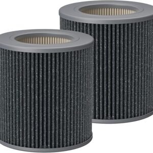 Air Mini PECO-HEPA Replacement Filters Compatible with Molekule Tri-Power Air Mini & Molekule Air Mini+ Air Purifiers, 3 in 1 High-Efficiency Filtration System with Activated Carbon, 2 Pack