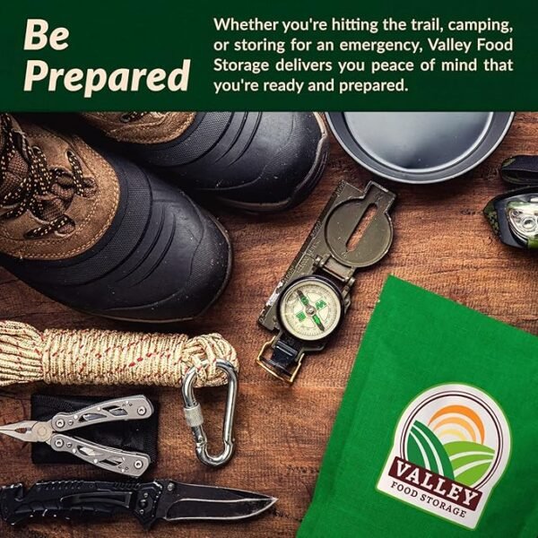 180 days Long Term Food Supply Kit | 75g+ Daily Protein & 1,800+ Calories Per Day | Premium Survival Food 25 Year Shelf Life | Prepper Supplies Freeze Dried Meals - Image 3