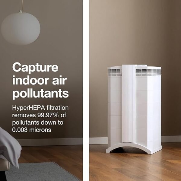 IQAir HealthPro Plus XE Air Purifier - Smart HyperHEPA Filtration for Large Rooms up to 1125 sq ft - Smoke, Viruses, Allergens, Asthma, Mold, Dust, Pets, Swiss Made, WiFi Enabled - Image 2