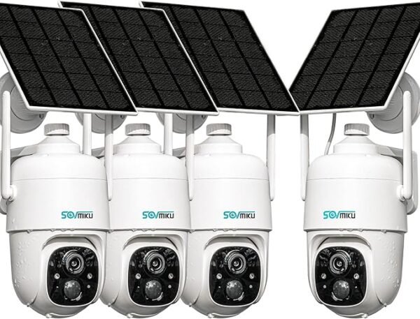 Solar Powered Camera 4 pack