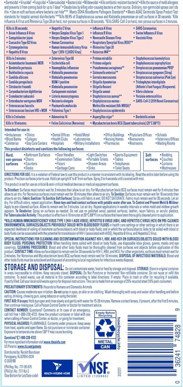 Lysol Disinfectant Spray - Image 4
